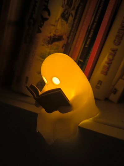 Lezend spookje - LED theelicht houder