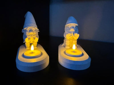 Kabouter LED theelicht houder